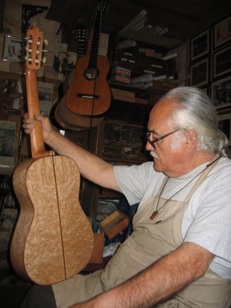 Fondo de arce "ojo de perdiz"